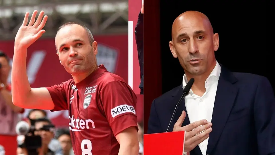 Iniesta sobre Rubiales: 'Hemos tenido que sorportar a un presidente que se aferra a su cargo'