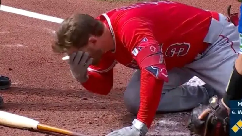 MLB: Taylor Ward sufrió fracturas faciales tras un lanzamiento de pelota