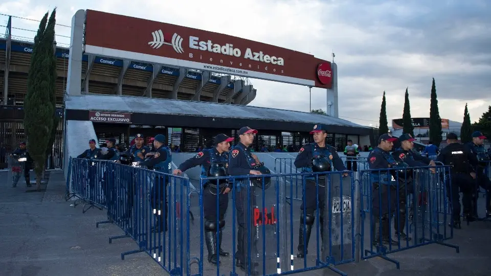 Duelo entre América contra Pumas tendrá 3 mil elementos de seguridad en el Estadio Azteca