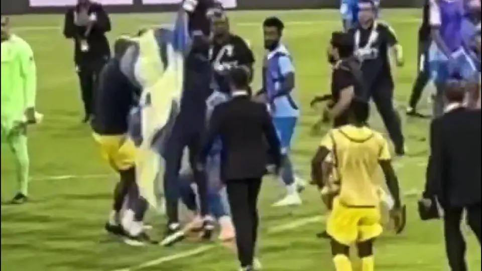 ¡Hubo pleito! Jugadores del Al Nassr se enfrasca en altercado con el Al Hilal