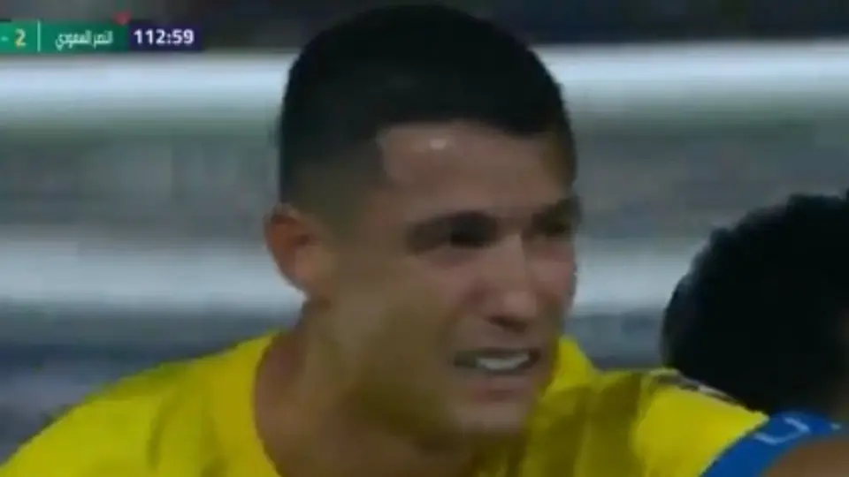 Al Nassr: Cristiano Ronaldo sale lesionado de la rodilla en la Final ante el Al Hilal
