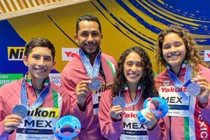 México consigue la medalla de plata en saltos mixtos por equipos en el Mundial de Natación