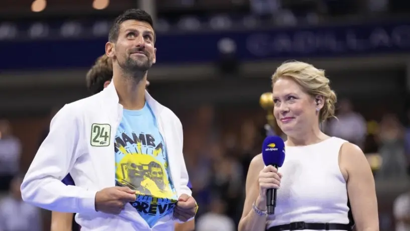 US Open: Novak Djokovic le rinde homenaje a Kobe Bryant tras ganar el título