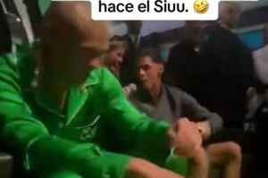 Erling Haaland fue víctima del 'SIU'  de Cristiano Ronaldo en la presentación del EAFC 24