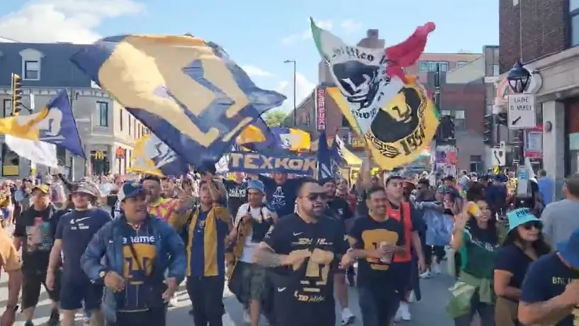 Pumas: Afición de la UNAM invade Montreal para el debut en la Leagues Cup