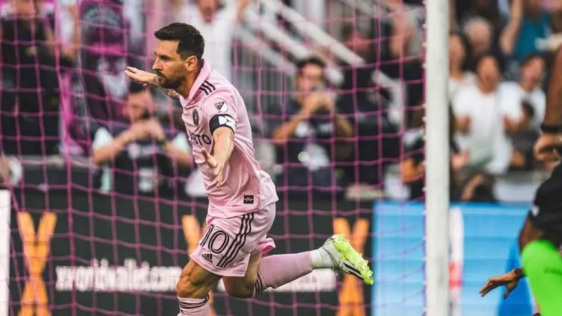 Leagues Cup: Aficionado llega al estadio en momento justo del gol de Messi