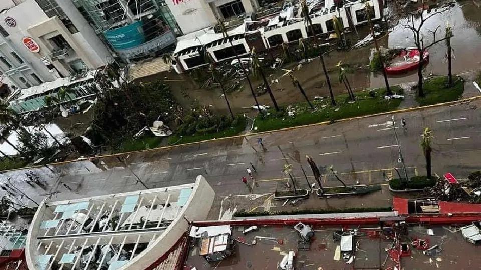 Huracán Otis: Así mira el mundo la destrucción en Guerrero por este fenómeno natural