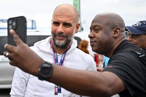 El mundo del futbol presente en el Gran Premio de Gran Bretaña