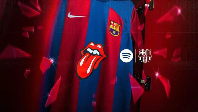 Barcelona: Así luce el jersey con el logo de los Rolling Stones que usarán en El Clásico