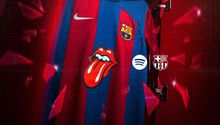 Barcelona: Así luce el jersey con el logo de los Rolling Stones que usarán en El Clásico