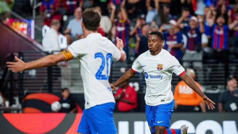 Barcelona derrota al Milan en amistoso internacional celebrado en Las Vegas