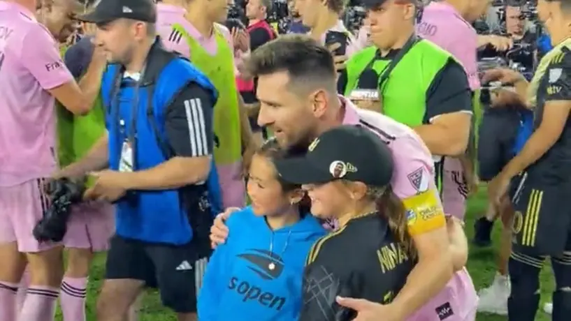 Lionel Messi: Hijas de Chiellini se emocionan tras tomarse una foto con el argentino