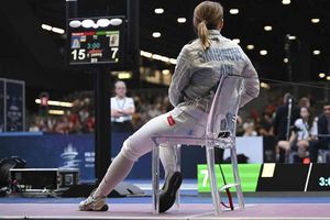 Olga Kharlan, esgrimista ucraniana, es descalificada por no saludar a rival rusa