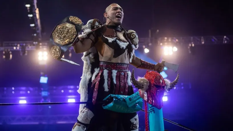 Hijo del Vikingo presentó problemas respiratorios tras retener su megacampeonato en Triplemanía