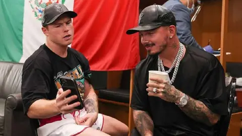 J Balvin reveló haber peleado contra Canelo Álvarez