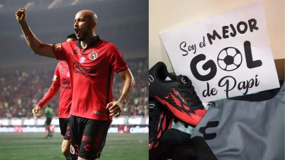¡El mejor gol de su vida! Carlos González, delantero de Tijuana, se convertirá en papá