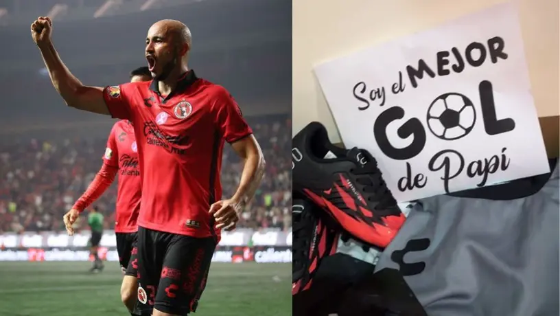 ¡El mejor gol de su vida! Carlos González, delantero de Tijuana, se convertirá en papá