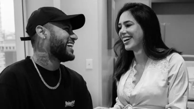 El primer mensaje de Neymar a su recién nacida Mavie