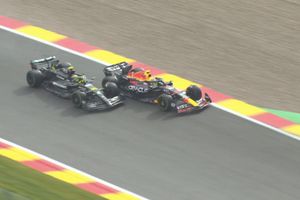 Sergio Pérez no terminó la carrera de Sprint previo al Gran Premio de Bélgica