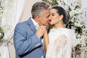 Alexis Ayala y Cinthia Aparicio unen sus vidas en la Basílica de Guadalupe