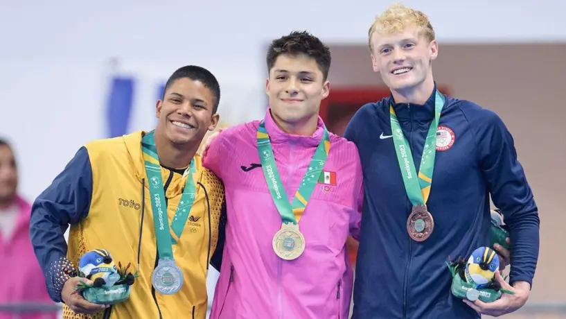 Panamericanos 2023: Osmar Olvera se llevó el oro en el trampolín de tres metros