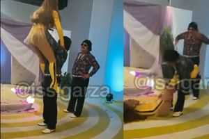 Lyn May sufre aparatosa caída durante grabación de video en Monterrey
