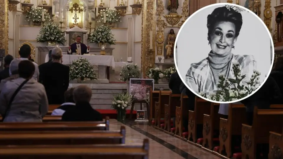 Nietos de Talina Fernández, los grandes ausentes en misa en honor a la conductora