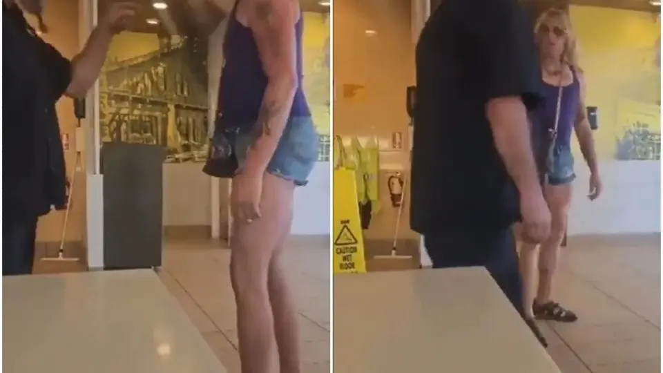 Polémico Video: Padre impide acceso de mujer transgénero al baño de su hija pequeña