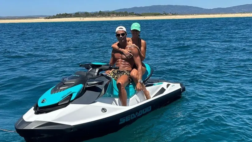 Georgina Rodríguez presume su cuerpo junto a su pareja Cristiano Ronaldo
