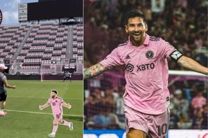 Beckham ‘emula’ a Messi con tiro libre al ángulo