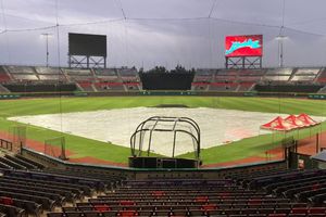 Práctica de los Diablos Rojos se vio afectada por la lluvia