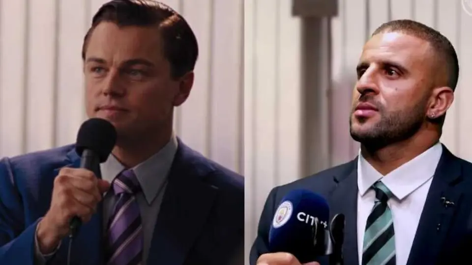 Kyle Walker anuncia su renovación al estilo del Lobo de Wall Street