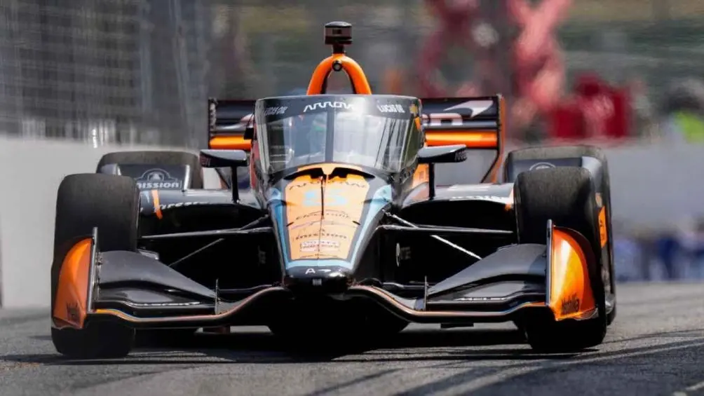 Pato O'Ward durante una carrera | AP