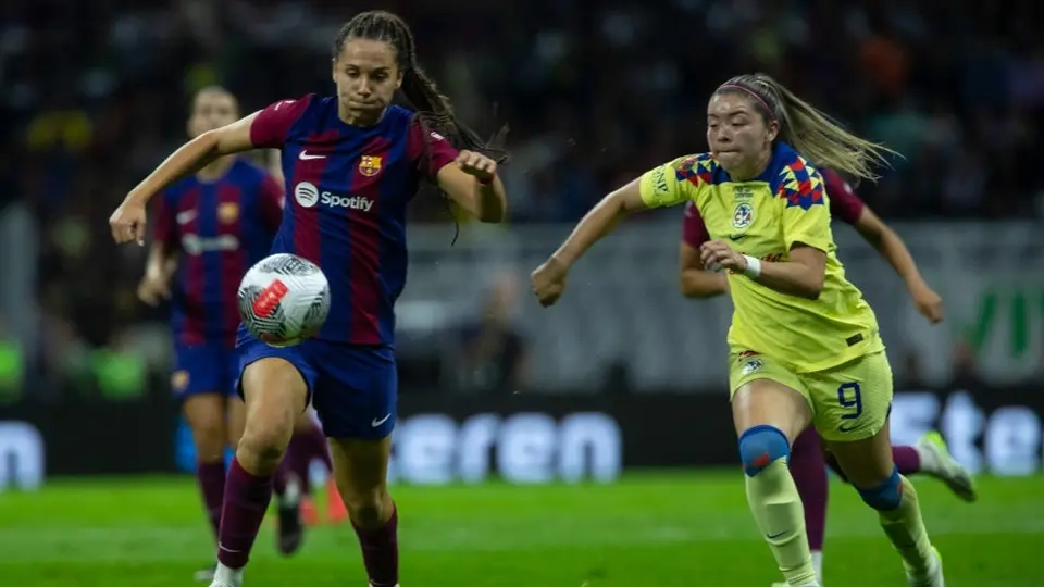 Barcelona Femenil derrotó a América Femenil en amistoso internacional