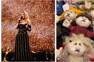 Adele presume su colección de muñecos del Dr. Simi