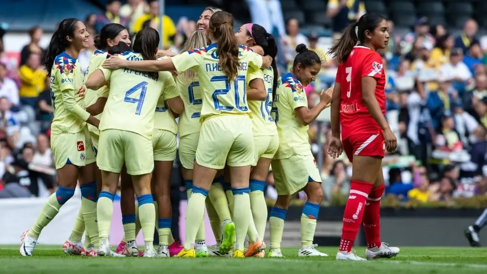 América Femenil regresa con triunfo en el Estadio Azteca frente al Toluca