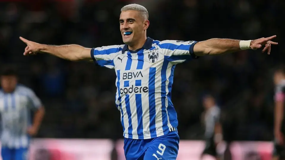 Germán Berterame anota en su regresó y Rayados goleó a Necaxa