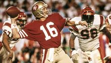 Jersey de Joe Montana supera el récord de Tom Brady en una subasta