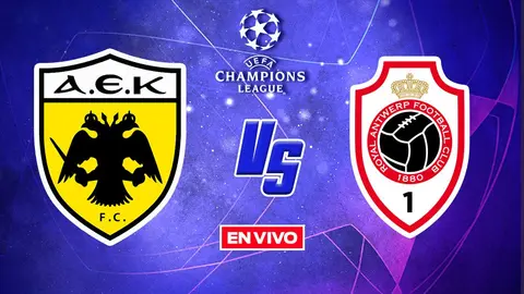 AEK Atenas vs Royal Antwerp UEFA Champions League EN VIVO Playoff Vuelta