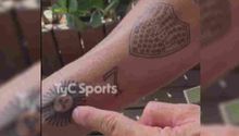 ¡Hombre de fe! Aficionado de Boca Juniors se tatuó la '7' antes de la Final de Copa Libertadores