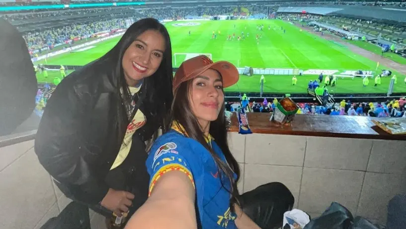 Selene Valera apoyó a las Águilas en el Clásico Nacional de la Liga MX Femenil