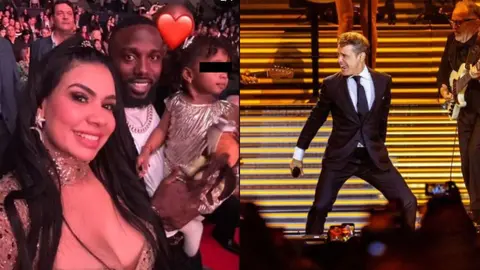 Randy Arozarena asiste a concierto de Luis Miguel junto a su familia