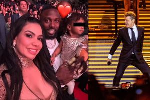 Randy Arozarena asiste a concierto de Luis Miguel junto a su familia