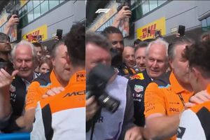 Helmut Marko empujó a fotógrafo durante el Gran Premio de Gran Bretaña