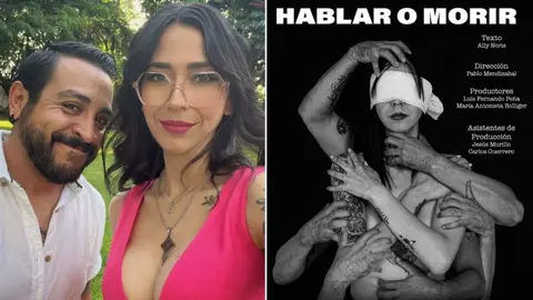 Luis Fernando Peña produce obra sobre violencia vicaria escrita por su esposa
