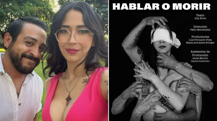 Luis Fernando Peña produce obra sobre violencia vicaria escrita por su esposa
