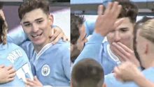 ¿Julián Álvarez perdió un diente? El argentino se llevó un susto en la victoria del Manchester City