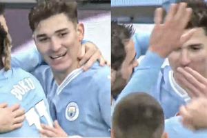 ¿Julián Álvarez perdió un diente? El argentino se llevó un susto en la victoria del Manchester City