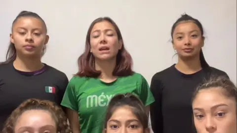 Selección Mexicana de Gimnasia Rítmica pide apoyo del gobierno de México para salir de Israel