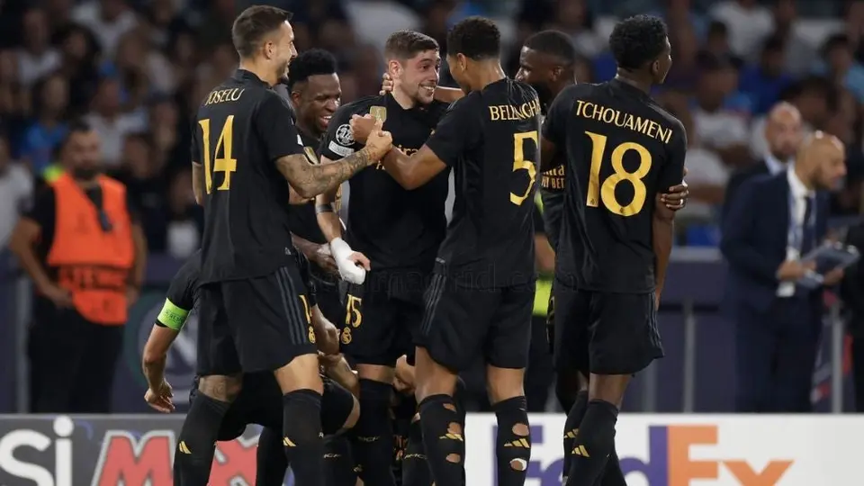 Real Madrid consiguió su segunda victoria en la complicada visita a Nápoles